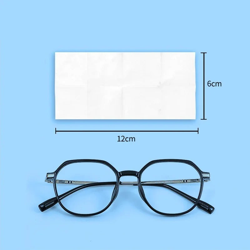 HPL™ 100 PCs Wipes for Glasses & Screens, Pre-Moistened